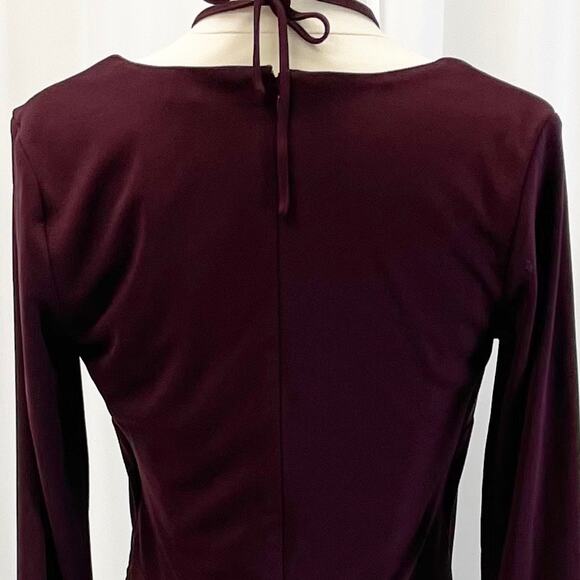 Nicholas Noel Womens US 4 Gown Maxi Dress Purple Center Cutout Special Occasion - Picture 7 of 11